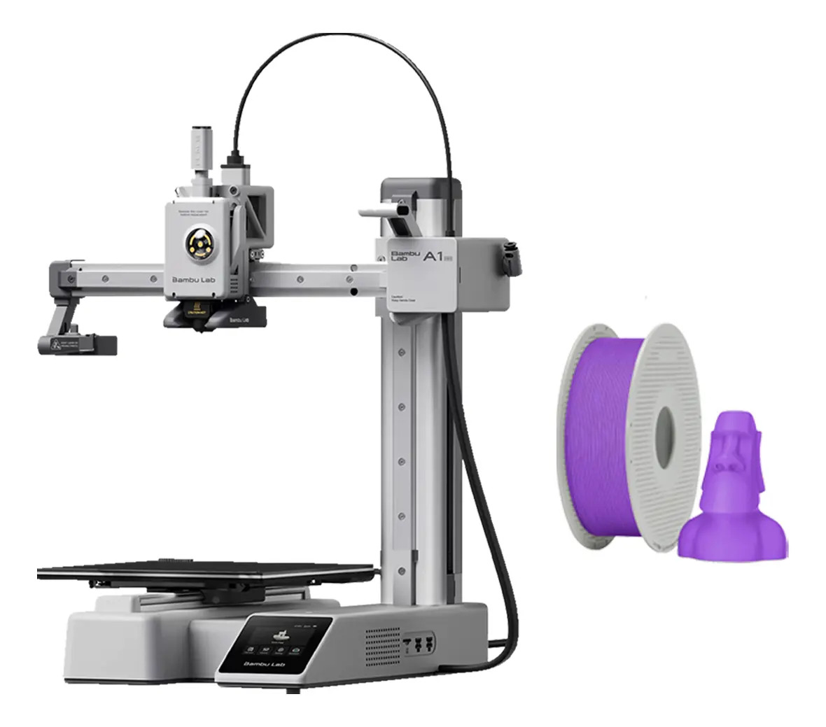 Impressora 3D Macrotec Bamboo Lab A1 Mini Bambu Lab Prateado