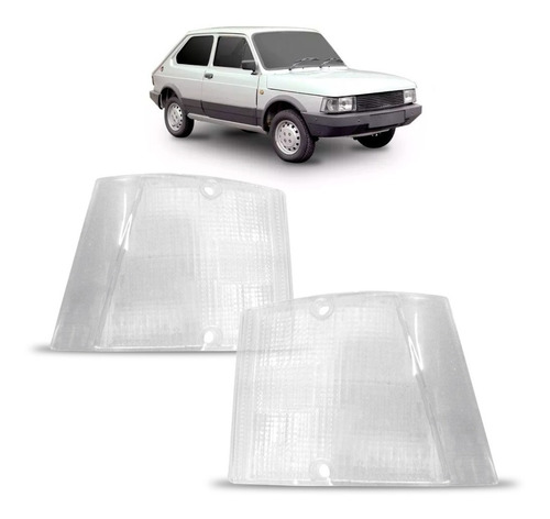 Lente Pisca Seta Fiat Spazio 1983 1984 1985 1986 Cristal.