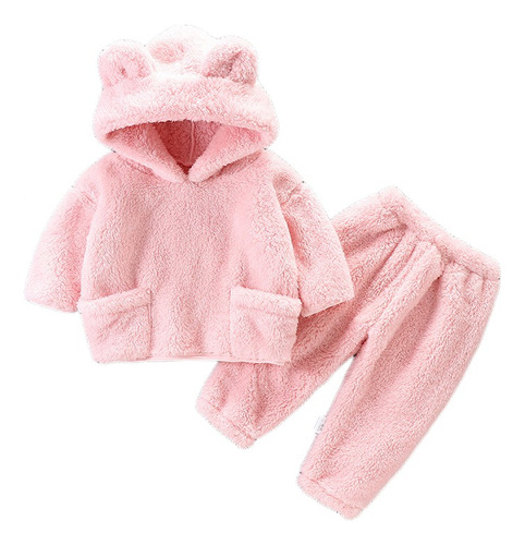 Conjuntos De Pijama De Forro Polar De Otoño E Invierno Bebés