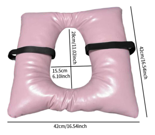 Cojín De Asiento Suave Acolchado En La Noche, Rosa Claro