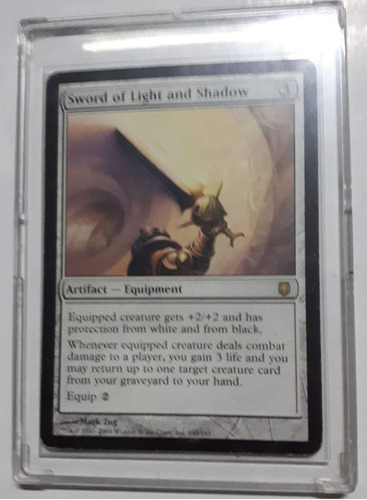 Magic Mtg Sword Of Light And Shadow - Darksteel