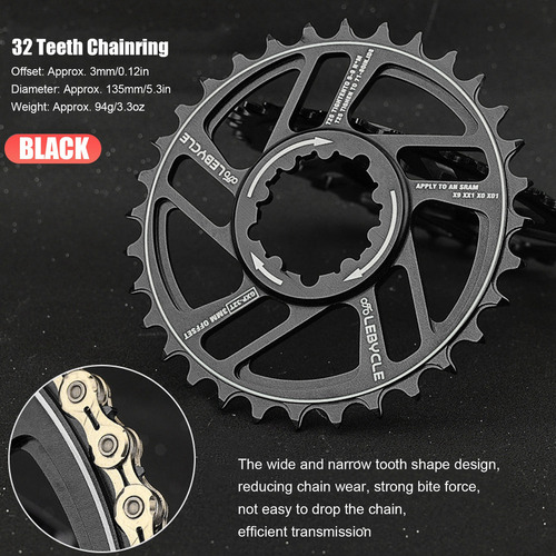 Sd Plato De Bicicleta Montañera, 32 Dientes Gxp