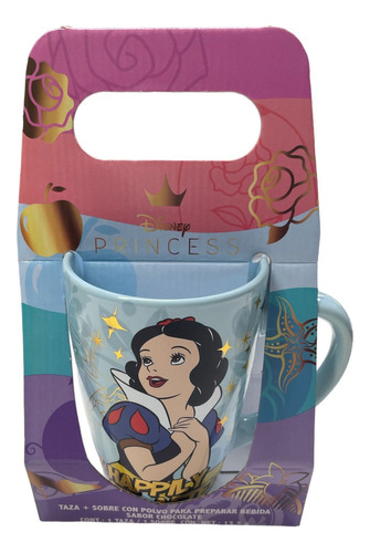 Taza Disney Princesas Villanas Ceramica 100 Años Color Blancanieves Princesa