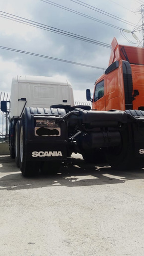 Scania P124 360, 6x4, Bug Pesado, Branco