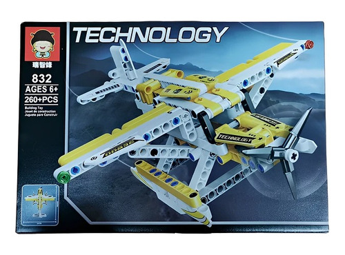 Bloques De Construcción Helicóptero O Avión Armable 3d