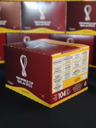 Imagen 4 de 5 de Caja Por 104 Sobres Panini Qatar 2022