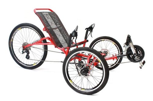 Imagem 1 de 6 de Triciclo Reclinado Full Suspension Art Trike 21v