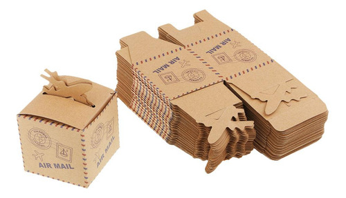 Cajas De Papel Plegable Estuche De Caramelos Con Modelo De