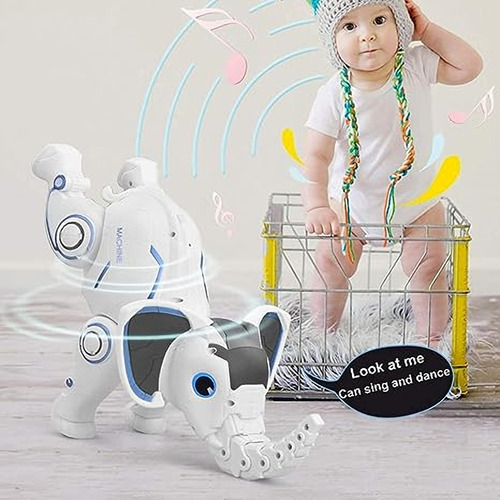 Robot Toys Control Remoto Robótico Elefante Rc Programac Rcn