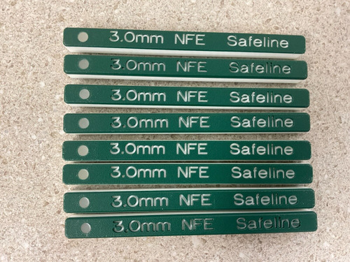 Safeline Nfe Metal Detector Test Sticks 3.0mm New (lot O Ccv