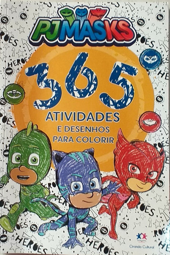 Livro 365 Atividades E Desenhos Para Colorir Com 2 Títulos