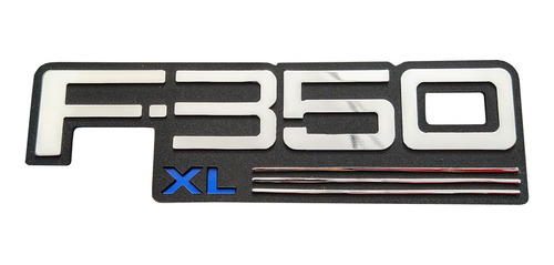 Emblema Ford F350 Xl ( Placa Incluye Adhesivo 3m)