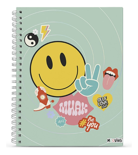 Cuaderno Universitario 21x29,7 A4 Smile Fever T/dura Mooving