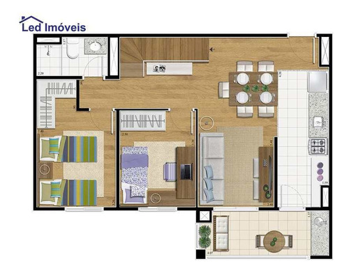 Apartamento Com 2 Dorms, Presidente Altino, Osasco, Cod: 473 - V473