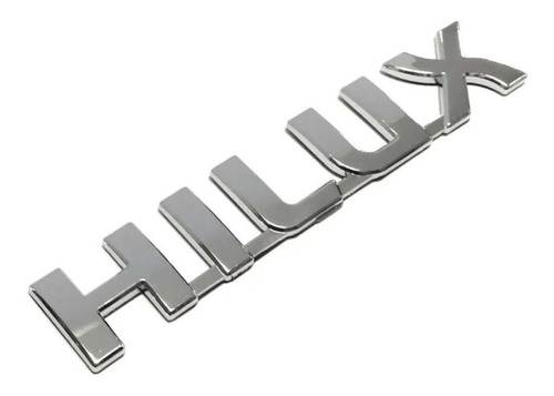 1 Emblema Logo Toyota Hilux 3d Cromado