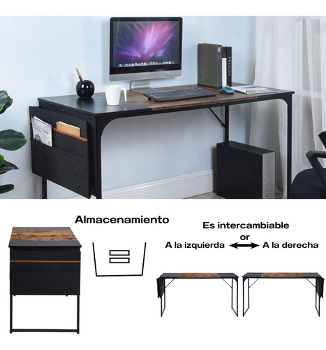 Escritorio Moderno Para Computadora Y Estudio Marrón