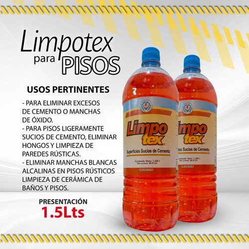 Limpotex P Pisos Sucios De Cemento 1.5 Lts / 7591602110073