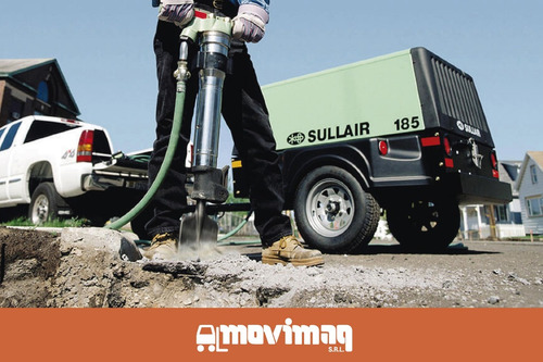 Motocompresor De Aire A Tornillo Asimétrico 185 Q Kubota