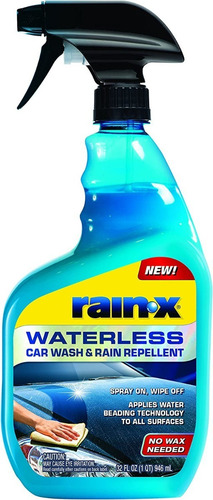 Imagen 1 de 5 de Lavado En Seco Waterless Rain-x Sin Rayar 1 Litro Detail
