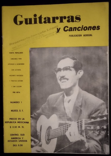 5 Revistas Guitarras Y Canciones, Nos. 1, 2, 3, 4 Y 5