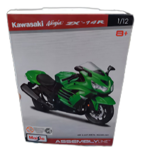 Kawasaki Ninja Zx-14r Escala 1/12assembly Maisto