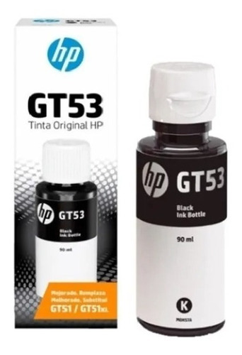 Tinta Hp Gt53 Original Negro Impresora Tank L 315 L415 L115