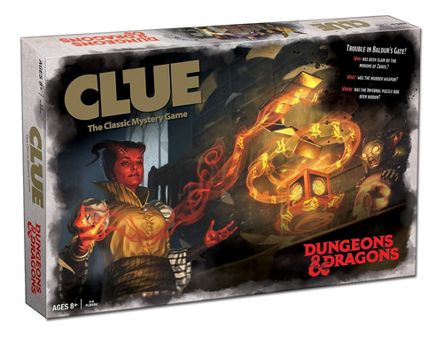 Clue Dungeons And Dragons Juego De Mesa En Inglés - Usaopoly