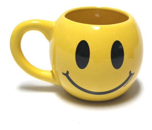 Taza Burbuja Emoji Smile Amarillo Acabajo Deco