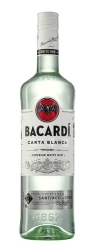 Ron Bacardi Carta Blanca X 750 Ml. Quirino Bebidas