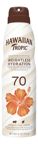 Hawaiian Tropic Protector Solar En Spray Transparente Spf 70