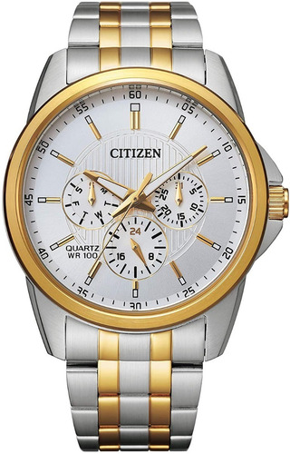 Citizen Quartz Mens Two Tone Stainless Ag8344-57b . Dcmstore