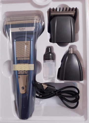 Afeitadora Rasuradora Barba Eléctrica Recargable Kit 4 En 1