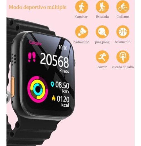 Reloj Inteligente Bluetooth Llamada Salud Oxígeno En Sangre