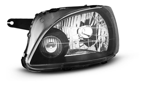 Imagen 2 de 7 de Optica Chevrolet Classic 10/16 Izquierdo Aro Negro