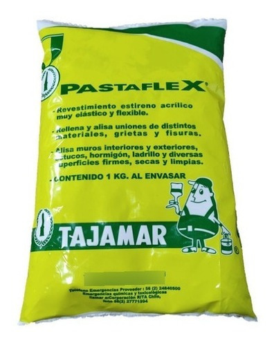 Pasta Muro Elastomérica Pastaflex 1kg Tajamar