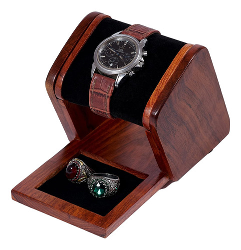 Bimoha Soporte De Reloj De Madera Para Hombre - Elegante Sop