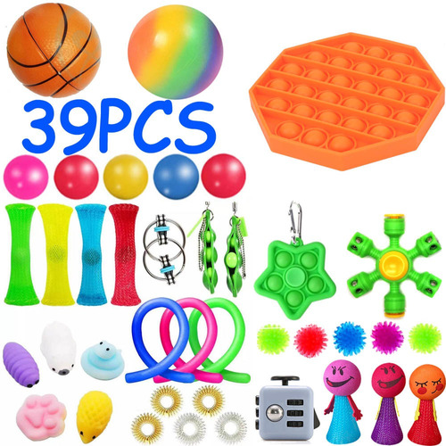 39pack Aniversario Push Pop Sensory Fidget Juguetes