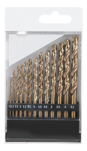 Juego De 13 Brocas Twist Drill Que Contienen Cobalto, Multif