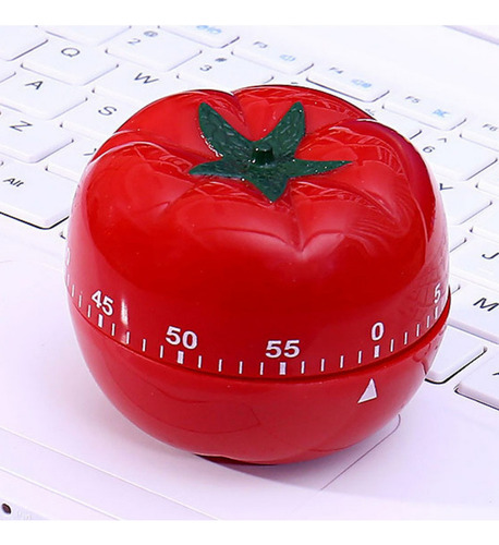 Práctico Temporizador Mecánico Kitchen Tomate De 2 Piezas