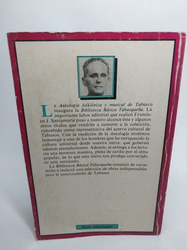 Antología Folklórica Y Musical De Tabasco Santamaría (Usado)