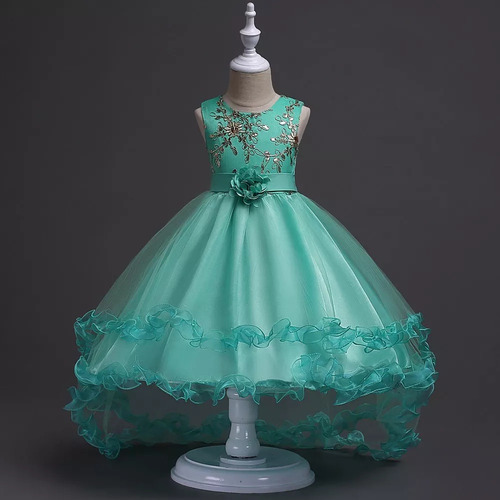 Elegante Vestido Largo Para Niños  Lentejuelas La Pasarela