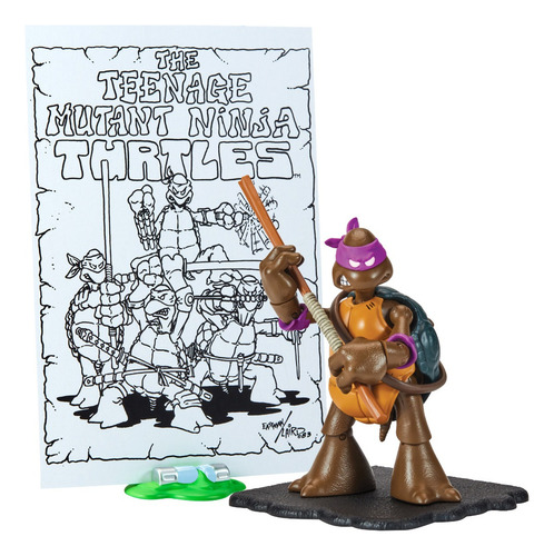 Tmnt Classic 40 Aniv. Donatello Tortugas Ninja Figura 4.5