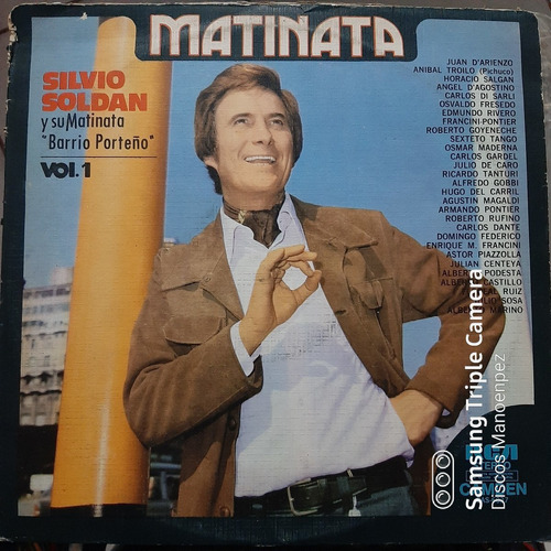 Vinilo Silvio Soldan Matinata Barrio Porteño Volumen 1 T3