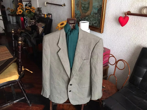 Armani By Mani 100 % Wool Blazer Tweed Made In Italy