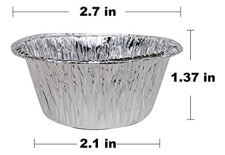 Vasos Desechables Para Hornear De 2 Onzas, Moldes De Alumini