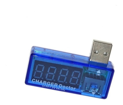 Imagen 3 de 3 de Tester Usb Voltìmetro Amperìmetro Charger Doctor Control
