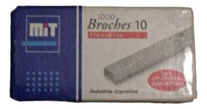 Broches Mit Abrochadora N 10 X 4000. (4caja) Lote Completo