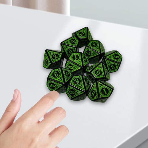 Juego De Dados Poliédricos 10x Juego De Dados Para Juegos
