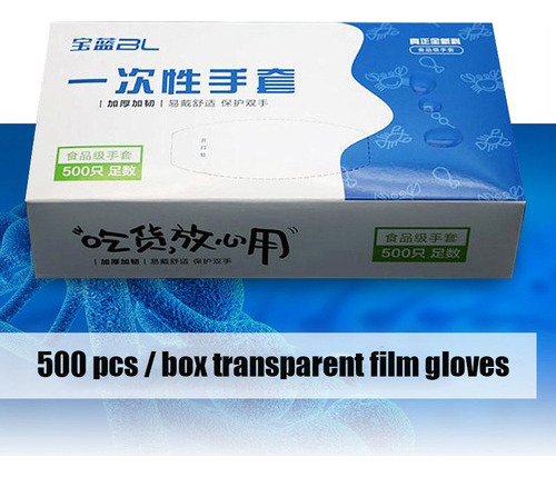 100 Piezas Guantes Desechables Espesan Guantes For Niños
