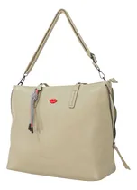 Comprar Carteras Mujer Dama Oreiro Love Tote Bag Grande Bandolera Con Correa Varios Bolsillos 17049 Hueso